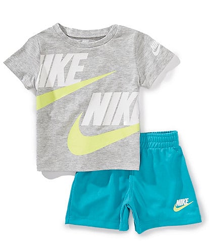 Nike Baby Boys 12-24 Months Short Sleeve Split Futura T-Shirt & Solid Shorts Set