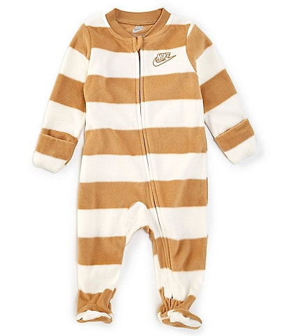 Nike Baby Boys Newborn-6 Months Stripe Micro Fleece Coverall