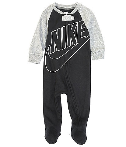 Nike Baby Boys Newborn-9 Months Long-Sleeve Futura Footie Coverall