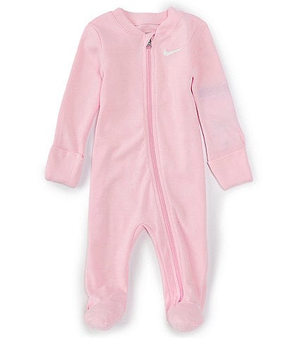 Nike Baby Newborn-9 Months Long Sleeve Essentials Footed Coverall