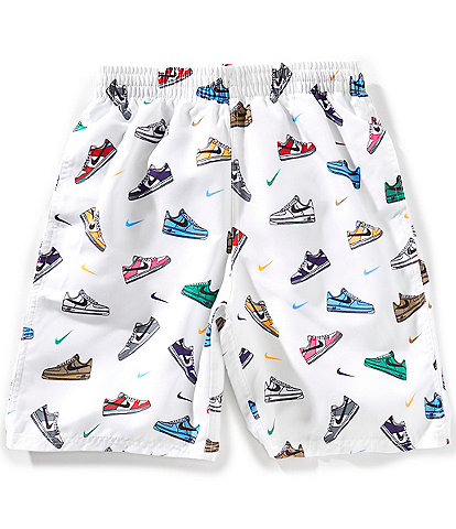 Nike Big Boys 8-20 Multi Sneaker 7#double; Inseam Volley Shorts