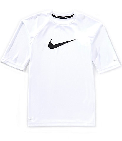 Nike Big Boys Short Sleeve Solid Essential Hydroguard Swim T-Shirt
