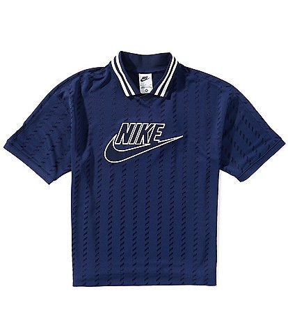 Nike Big Boys Polo Stripe Short Sleeve Jersey