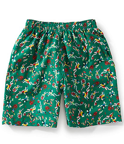 Nike Big Boys Printed 7#double; Inseam Swim Trunks