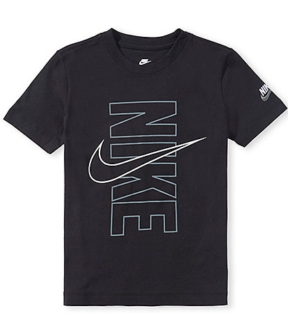 Nike Big Boys Short Sleeve Block Graphic T-Shirt