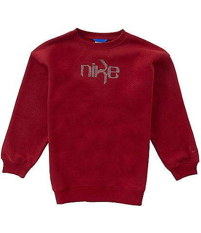 Nike Big Girls Long Sleeve Oversized Sweatshirt