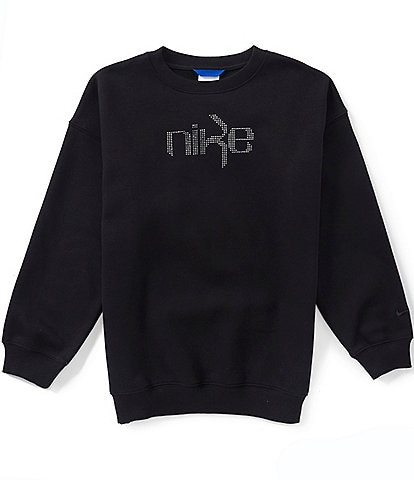 Nike Big Girls Long Sleeve Oversized Sweatshirt