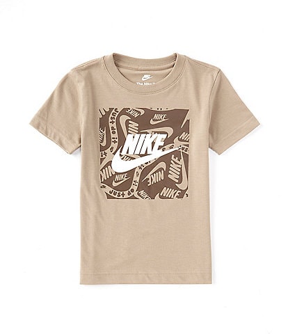 Nike Little Boys 2T-7 Short Sleeve Brandmark Square Basic Tee