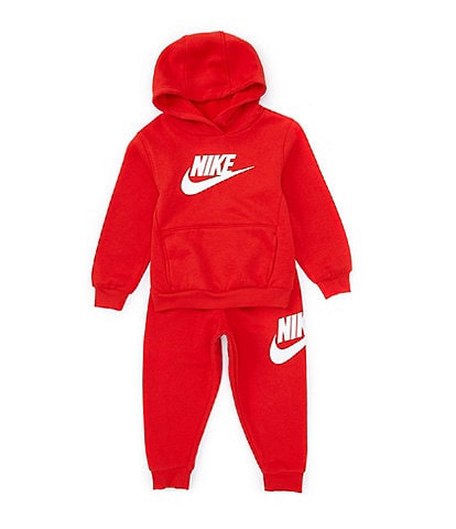 Nike Little Boys 2T-7 Long Sleeve Club Fleece Hoodie and Jogger Pants Set