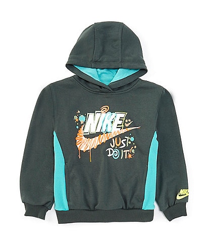 Nike Little Boys 2T-7 Long Sleeve Express Yourself Pullover Hoodie