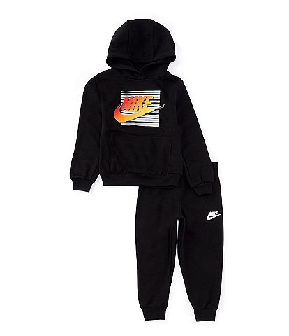 Nike Little Boys 2T-7 Long Sleeve Futura Graphic Hoodie & Jogger Pants 2-Piece Set