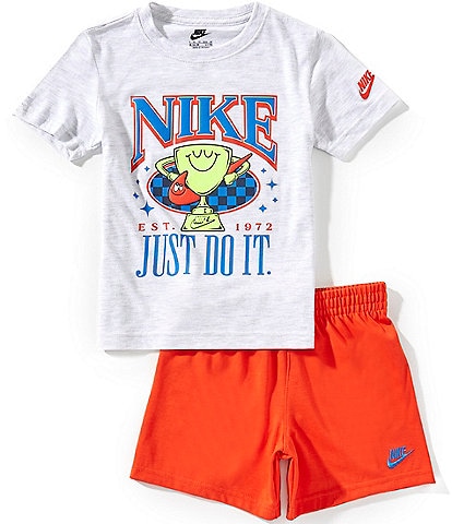 Nike Little Boys 2T-7 Short-Sleeve "Ace Your Game" T-Shirt & Shorts Set