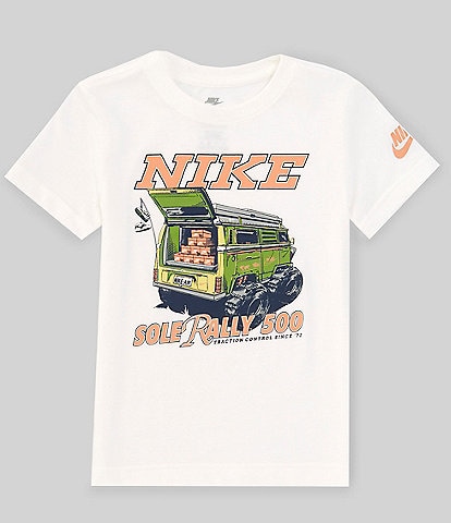 Nike Little Boys 2T-7 Short Sleeve Airdown Graphic T-Shirt