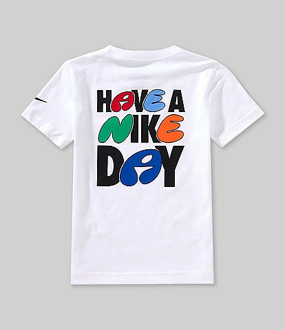 Nike Little Boys 2T-7 Short Sleeve Have A Nike Day Graphic T-Shirt