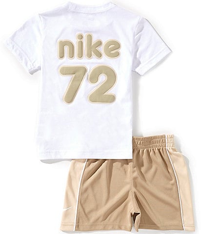 Nike Little Boys 2T-7 Short-Sleeve Nike Flag Graphic Jersey T-Shirt & Mesh Shorts Set