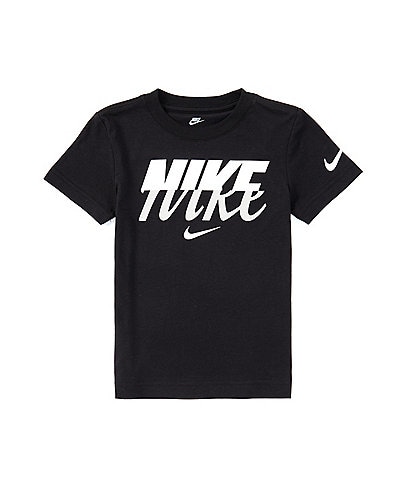 Nike Little Boys 2T-7 Short Sleeve Split Logo Graphic T-Shirt