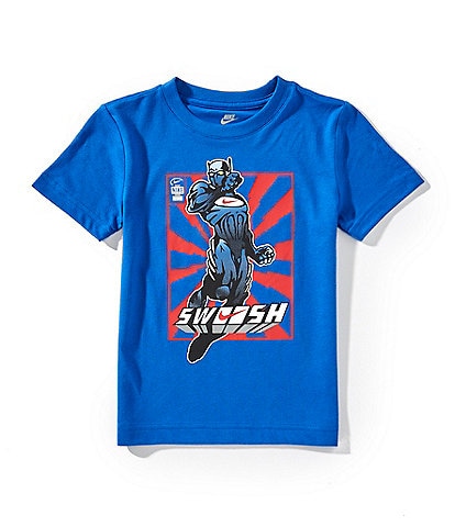 Nike Little Boys 2T-7 Short Sleeve Swooshman T-Shirt