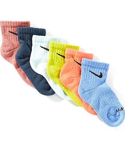 Nike Little Boys 4-7 Performance Ankle Sock 6-Pack