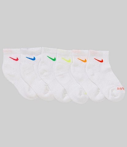 Nike Little Boys 4-7 Performance Ankle Sock 6-Pack