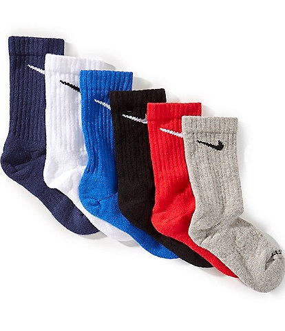 Nike Little Boys 4-7 Performance Crew Socks 6-Pack