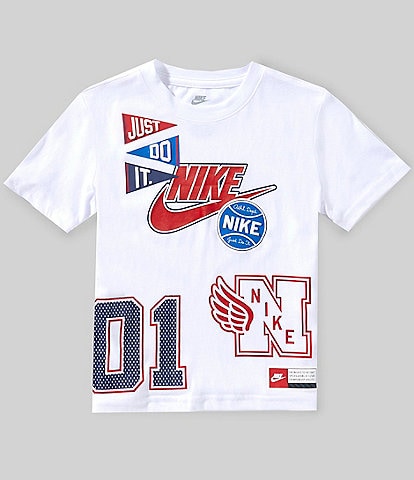 Nike Little Boys Multi Sport Short Sleeve Jersey Knit T-Shirt