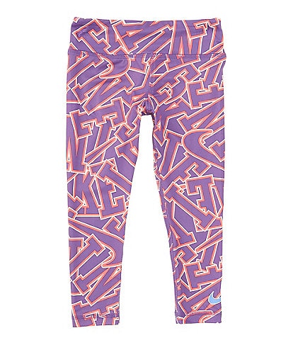 Nike Little Girls 2T-6X Join The Club Allover-Sublimation-Printed Leggings