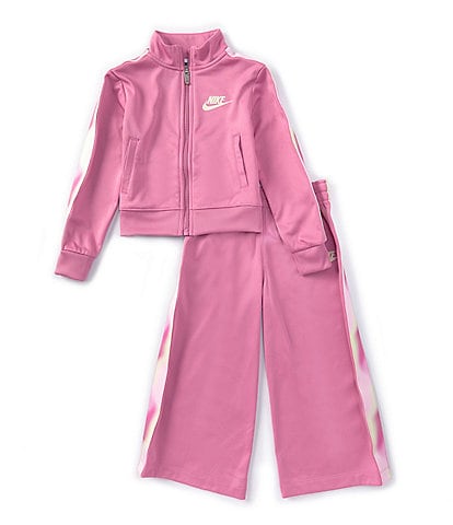 Nike Little Girls 2T-6X Long Sleeve Solarized Track Jacket & Jogger Pant Set