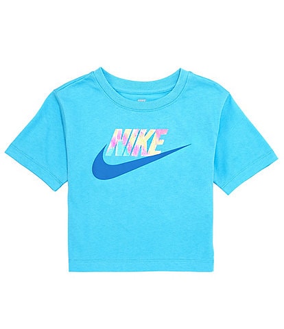 Nike Little Girls 2T-6X Short-Sleeve Logo Boxy Tee