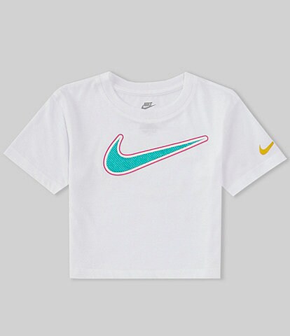 Nike Little Girls 2T-6X Short-Sleeve Swoosh Varsity T-Shirt