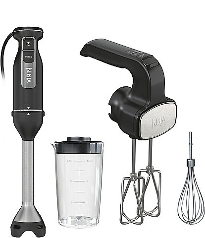 Ninja Foodi Power Mixer™ System Hand Blender and 5-Speed Hand Mixer Combo