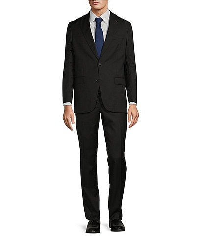 No Ordinary Joe by Ted Baker Modern Fit Flat Front Micro Stripe 2-Piece Suit