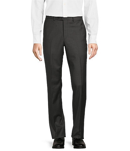 No Ordinary Joe by Ted Baker Modern Fit Flat Front Solid Dress Pants