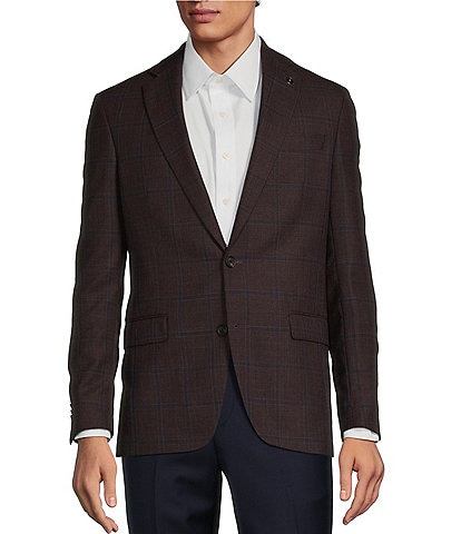 No Ordinary Joe by Ted Baker Modern Fit Plaid Pattern Sport Coat