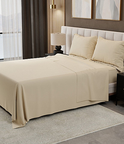 Noble Excellence 500 Thread-Count Egyptian Extra Deep Pocket Fitted Cotton Sheet Set