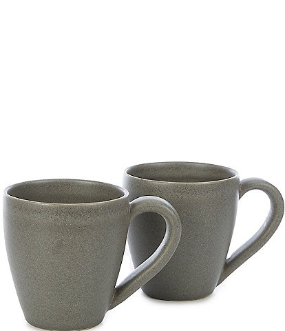 Noble Excellence Aria Glazed Coffee Mugs, Set of 2