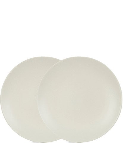 Noble Excellence Aria Glazed Coupe Dinner Plates, Set of 2