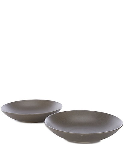 Noble Excellence Aria Glazed Coupe Soup Plates, Set of 2