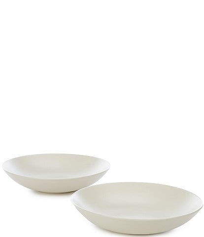 Noble Excellence Aria Glazed Coupe Soup Plates, Set of 2