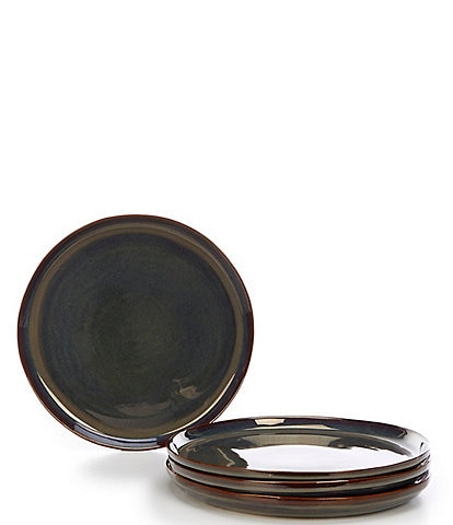 Noble Excellence Aurora Collection Glazed Salad Plates, Set of 4