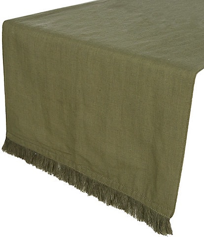 Southern Living Classic Fringe Table Runner, 70#double;