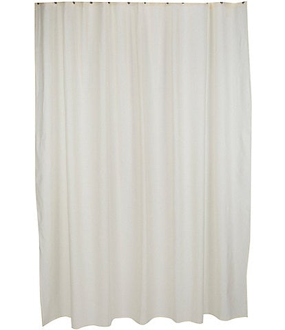 Noble Excellence Embossed Fabric Shower Curtain Liner