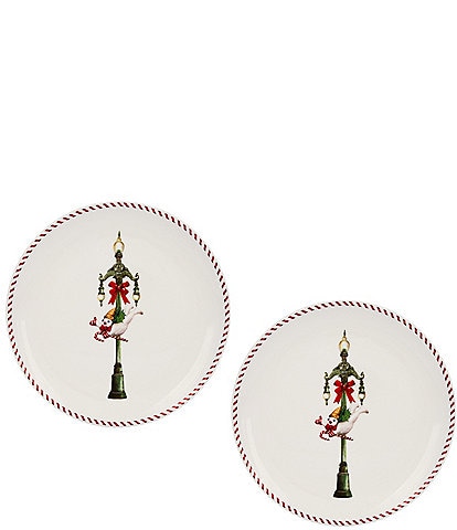 Noble Excellence Mr Bingle and Light Pole Accent Plates, Set of 2