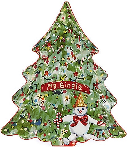 Noble Excellence Mr Bingle Christmas Tree Platter