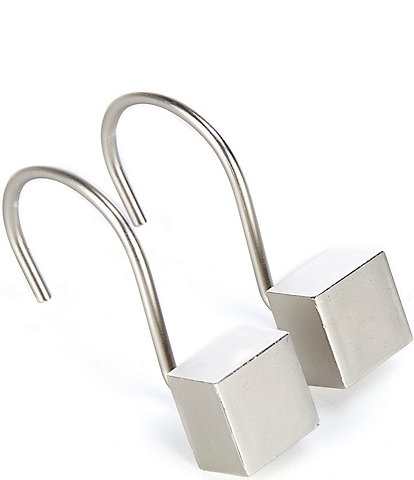 Noble Excellence Square Cube Shower Curtain Hook Set