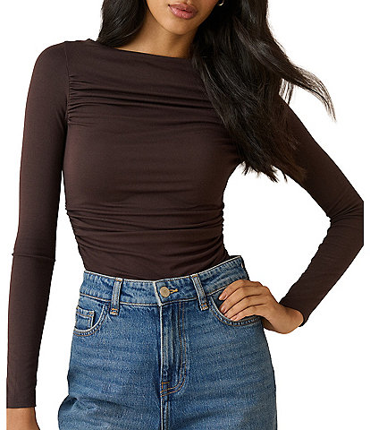 Nobody's Child Knit Ruched Top