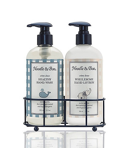 Noodle & Boo Healthy Hand Wash & Hand Lotion Caddy Gift Set