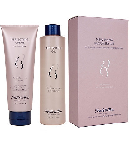 Noodle & Boo Maternity New Mama Postpartum Oil & Perfecting Creme Recovery Kit - 4th Trimester