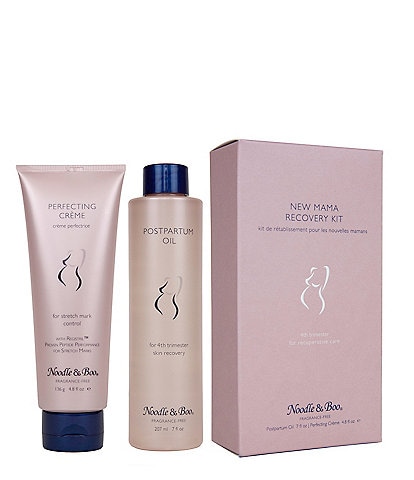 Noodle & Boo Maternity New Mama Postpartum Oil & Perfecting Creme Recovery Kit - 4th Trimester