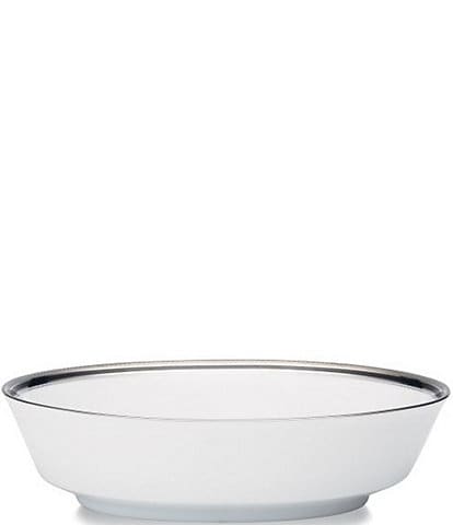 Noritake Austin Platinum Porcelain Oval Vegetable Bowl