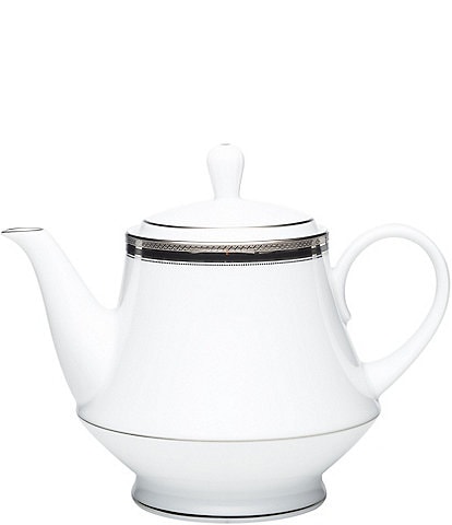 Noritake Austin Platinum Porcelain Tea Pot